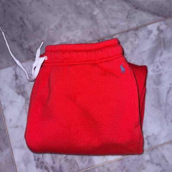 Polo Ralph Lauren Coral/Light Red Color Sweatpants Mens/Womens Size M - Picture 10 of 14